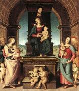 The Family of the Madonna ugt PERUGINO, Pietro
